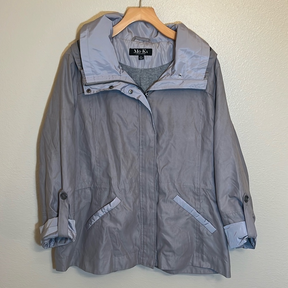 Mo-Ka Grey Casual Jacket